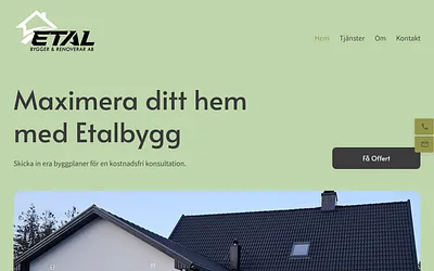etalbygg.se snapshot
