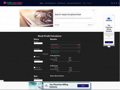 profit-calc.com snapshot