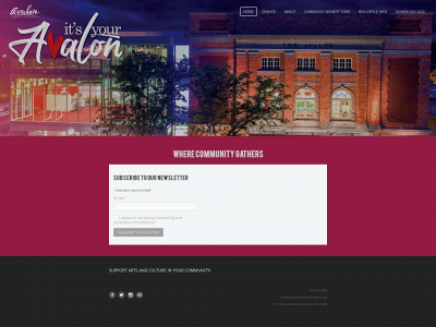 www.avalontheatrefoundation.org snapshot