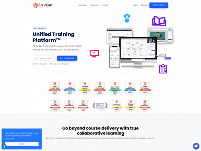 www.braincert.com snapshot