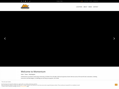 momentumclimbing.com snapshot