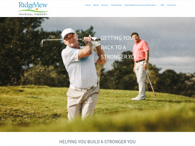 ridgeview-pt.com snapshot
