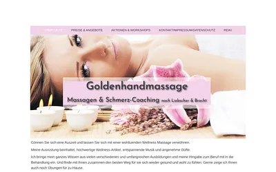 goldenhandmassage.de snapshot
