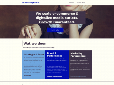 demarketingboetiek.be snapshot