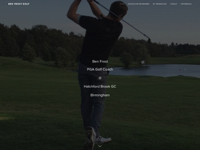 benfrostgolf.com snapshot