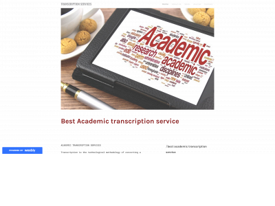 academic-transcription-services.weebly.com snapshot