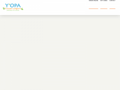 yopafrozenyogurt.com snapshot