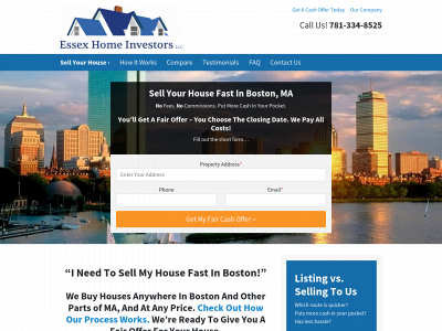 essexhomeinvestors.com snapshot