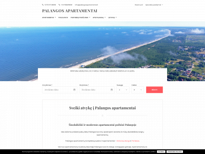 palangosapartamentai.lt snapshot