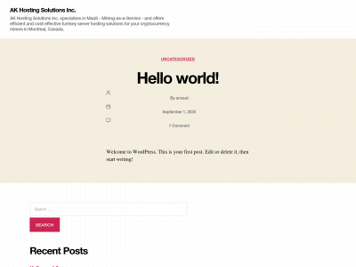 akhosting.ca snapshot