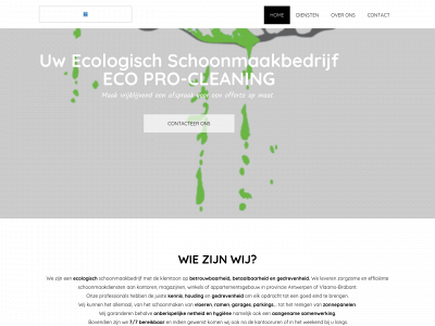 ecoprocleaning.be snapshot
