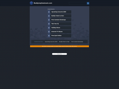 buddymayhewmusic.com snapshot