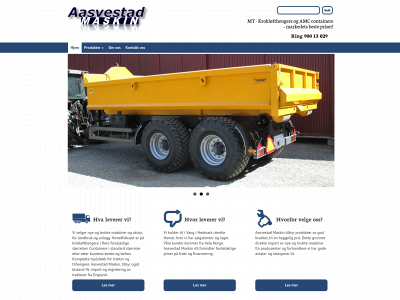 aasvestadmaskin.no snapshot