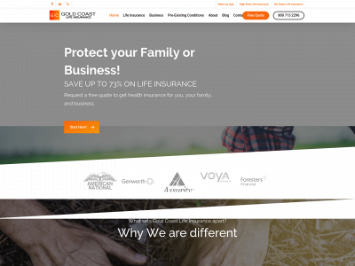 goldcoastlifeinsurance.com snapshot