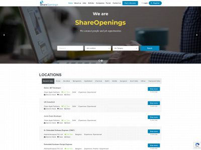 shareopenings.com snapshot