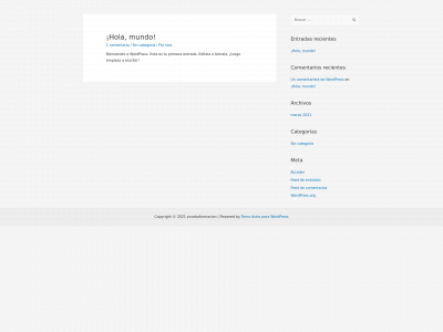 pruebaformacion.com snapshot