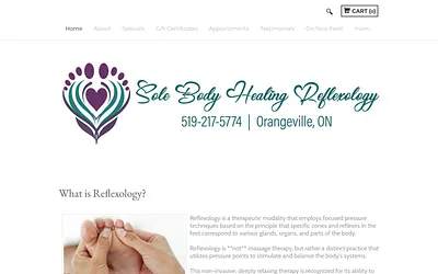 www.solebodyhealing.com snapshot