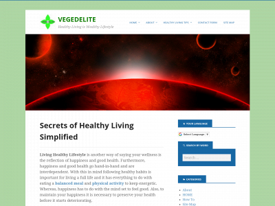 vegedelite.com snapshot