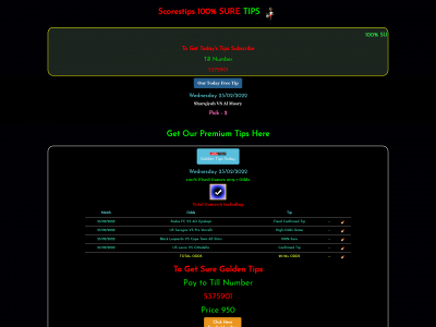 scorestips.com snapshot
