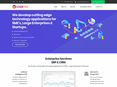 www.codetez.com snapshot