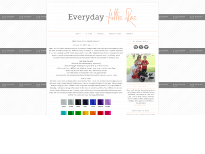 everydayallierae.com snapshot