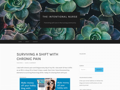 theintentionalnurse.com snapshot