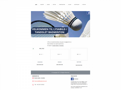 ltbadminton.dk snapshot