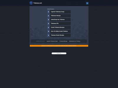 trahana.net snapshot