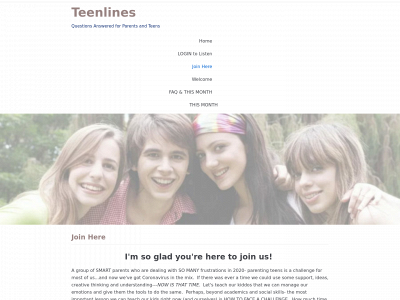 teenlines.com snapshot