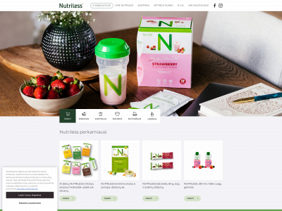 nutriless.lt snapshot