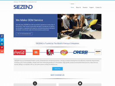 siezend.com snapshot