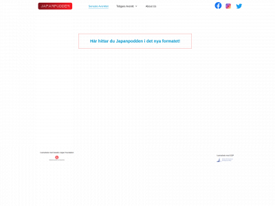 japanpodden.se snapshot