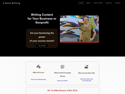 www.4goodwriting.com snapshot