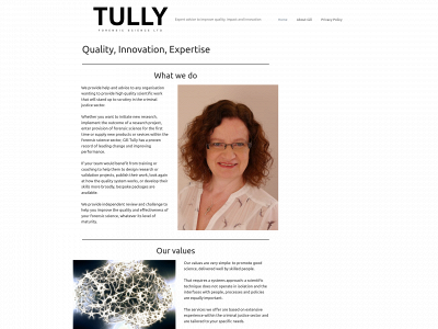 tullyforensicscience.com snapshot