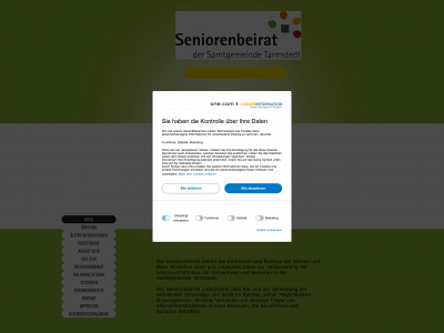 seniorenbeirat-tarmstedt.de snapshot