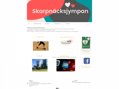 skarpnacksjympan.se snapshot