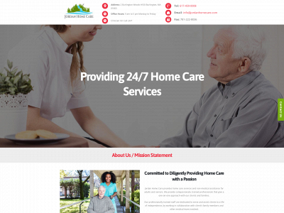 jordanhomecare.com snapshot