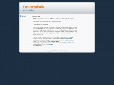 travstat.se snapshot