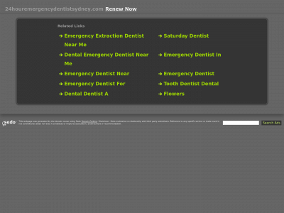 24houremergencydentistsydney.com snapshot