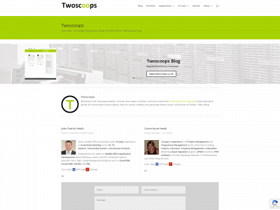 twoscoops.co.uk snapshot