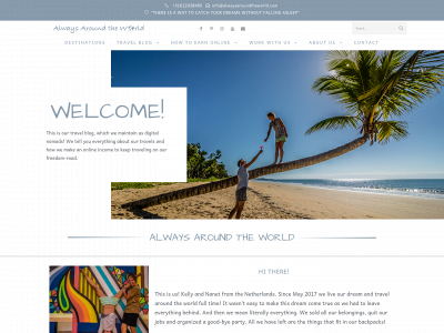 alwaysaroundtheworld.com snapshot
