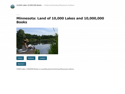10000lakes10000000books.com snapshot
