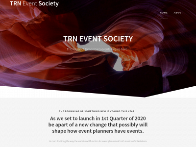 trneventsociety.com snapshot