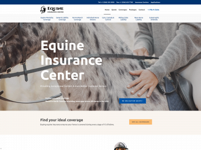 equineinsurancecenter.com snapshot