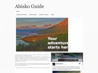 abiskoguide.com snapshot