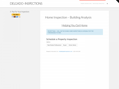 delgadoinspections.com snapshot