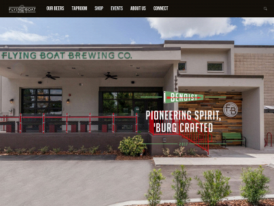 flyingboatbrewing.com snapshot