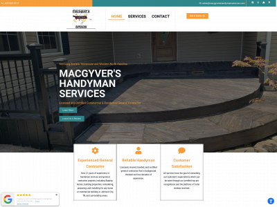 www.macgyvershandymanservices.com snapshot