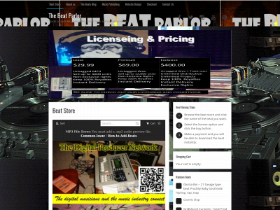 thebeatparlor.com snapshot