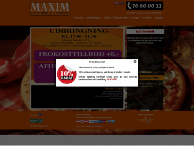 maximpizza.dk snapshot